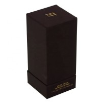 Personalized Perfume Black Paper Boxes Hot foil Logo  Wedding Gift Box With Sponge Inset Magnet Rigid Customized Boxes